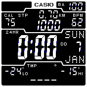 Casio SmartWatch 24hr Inverse