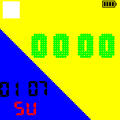 Simple Digital Colorful Blue Yellow 24hrs