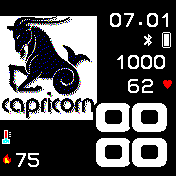 Capricorn version two  watch face spesial all in one