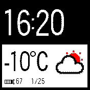 Simple Clock and Weather