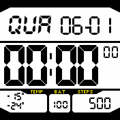 relogio branco com numeros pretos