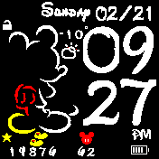 Disney Mickey Mouse shadow