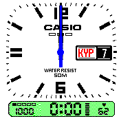 white casio_steps_analog_digital spesial numbers