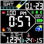 Digital Wil - 12H/24H (DD-MM/MM-DD)
