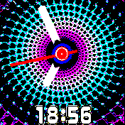 Fractal - Reloj analogo digital