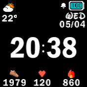 Reloj digital completo