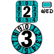 Hora y minutos estaticos