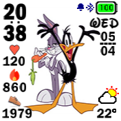 Bugs Bunny y Pato Lucas