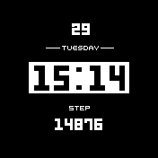 Simple num black (unlock screen only)