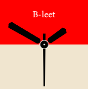 Reloj analogo rojo y crema