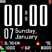 Digital Big Digits Fitness