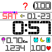 Dots White - Mod (12H/24H) !!!Bip-S!!!