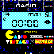 Casio vintage x pacman