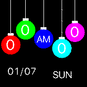 Christmas balls digital