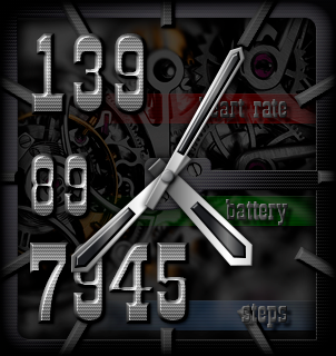 Analog Silver Digits