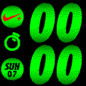 NIKE+ Gradient Green 12H