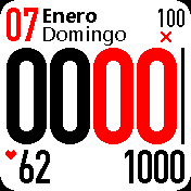 Dimm Rojo fondo Blanco reemplazando distancia por pulso