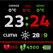 Siyah Kırmızı  Sade Tasarım