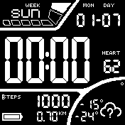 黑底仿CASIO表盘