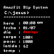 Sistem windows fondo negro
