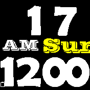 Big Digit 12 hr Watchface