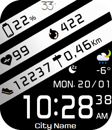 Stripes - Expedition 33 tiny logo