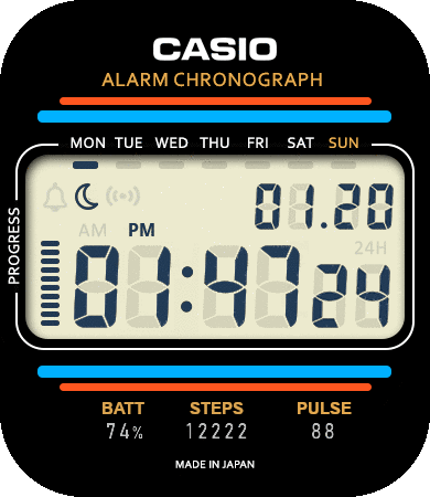 Casio Inspired with AOD MMDD