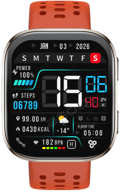 Neon Curves ( Amazfit Bip6 )