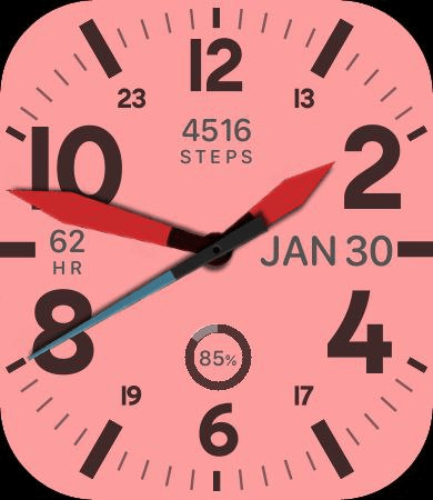 Putih, now multi color background & hands