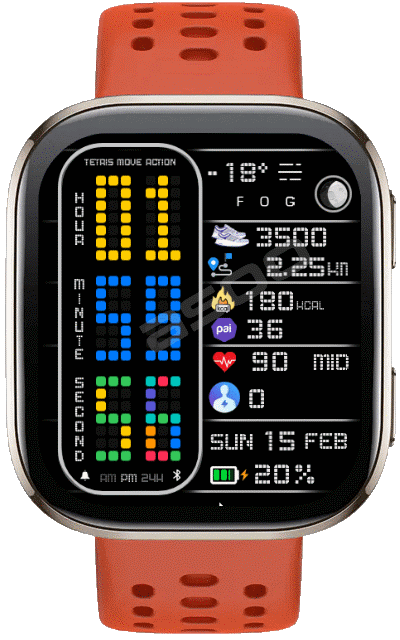 Digital change by TETRIS MOVE ACTION