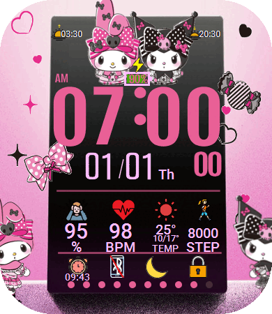 mymelody&kuromi animation