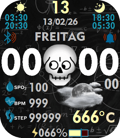 BIP6 SKULL ANIMATION Deutsch und English