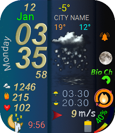 weather with background