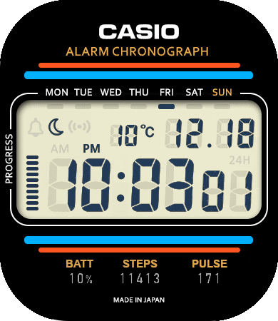 Casio Inspired with AOD MMDD modified