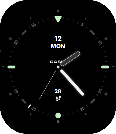 Casio Minimal Analog AOD