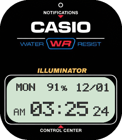 Casio Illuminator AOD