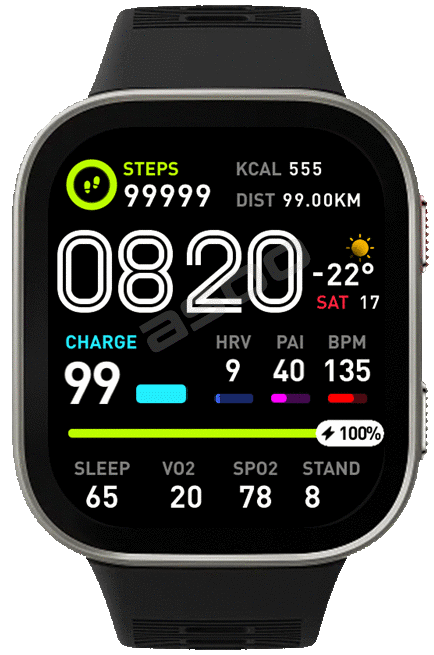 ExactBeat ( zepp official watchface )