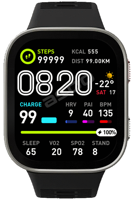 ExactBeat ( zepp official watchface )