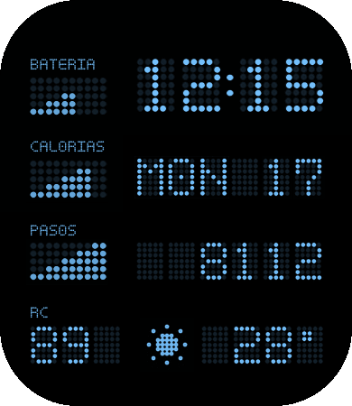 Dotted Clock