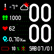 Rayas Compactas icono tiempo