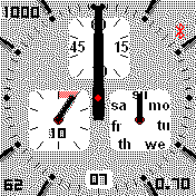 Analog 3 chrono fix date