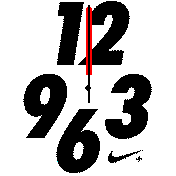 NIKE+ White Black Analog