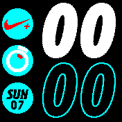 NIKE+BLUE 12h MOD V2