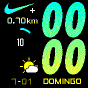 Nike+ Cyan-Yellow v3 battery