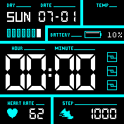 PixelCorrect ENG Neon Black (fix battery bug)