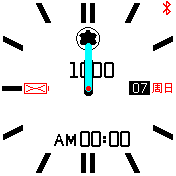 logo白色中文錶盤