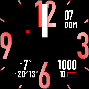 Analogic red-white Spanish