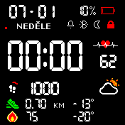 Digital Dark Colored - 24H DD/MM CZ V6.2