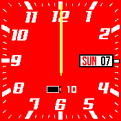 ANALOG RED COLOR DAYS