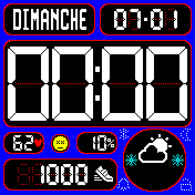 BIG CASIO FR BLUE RED